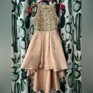 Girls Rose Gold Dress